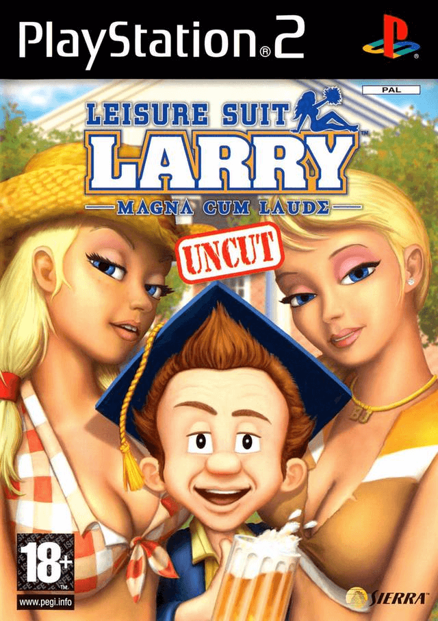 Leisure Suit Larry Magna Cum Laude Uncut box art for Playstation 2